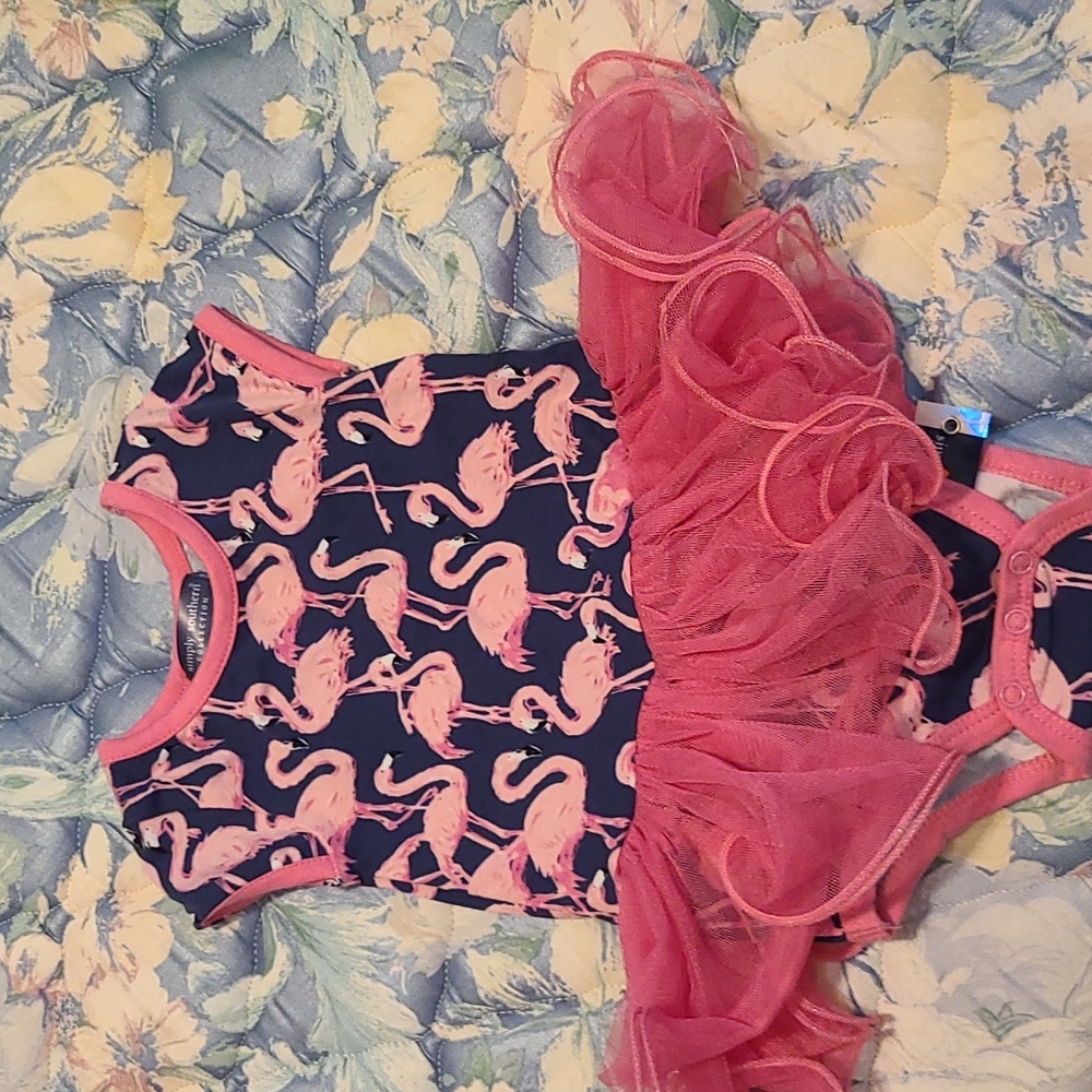 Flamingo tutu for baby